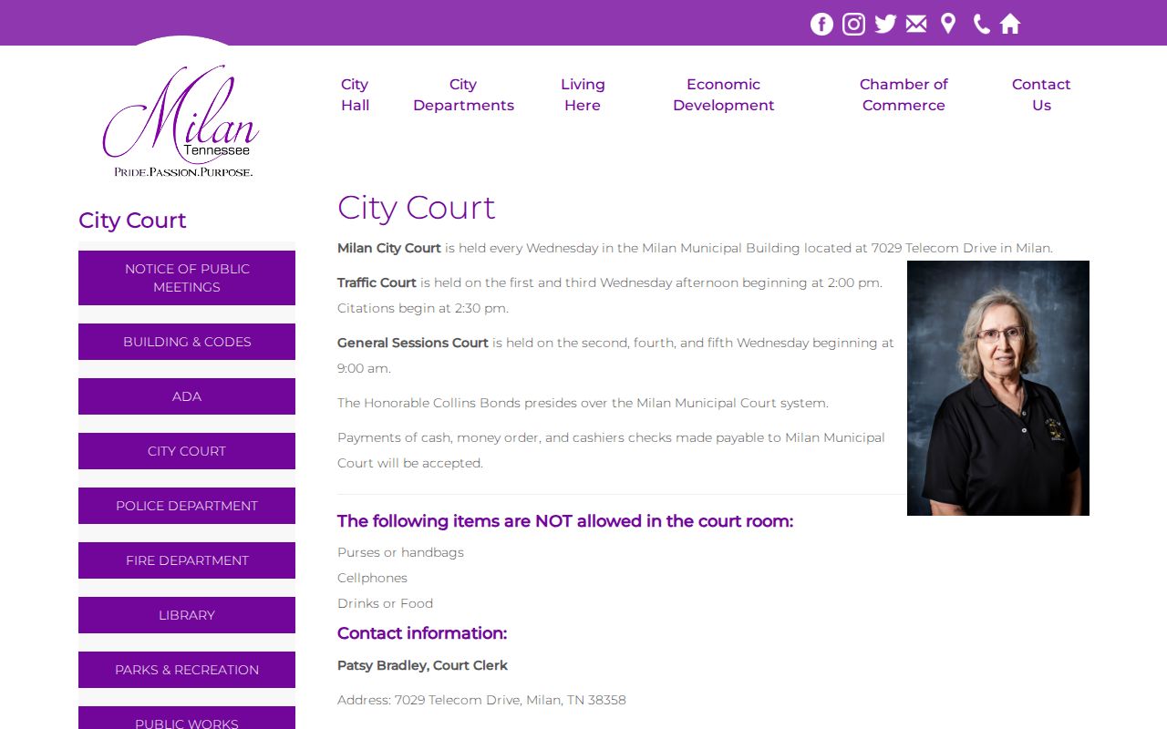 Milan court docket official city court schedule and rules